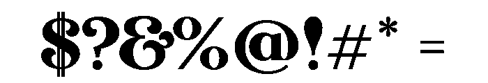 Kristopher Regular Font OTHER CHARS
