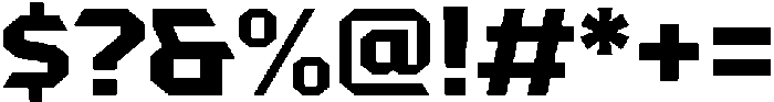 KSN IRONKLAW Regular otf (400) Font OTHER CHARS