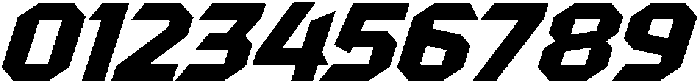 KSN IRONKLAW Slant Bold otf (700) Font OTHER CHARS