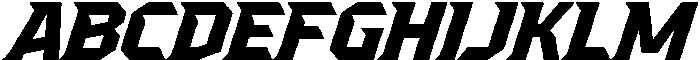 KSN IRONKLAW Slant Bold otf (700) FONT