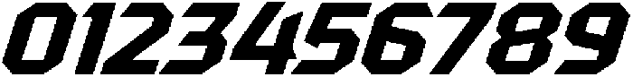 KSN IRONKLAW Slant Regular otf (400) Font OTHER CHARS
