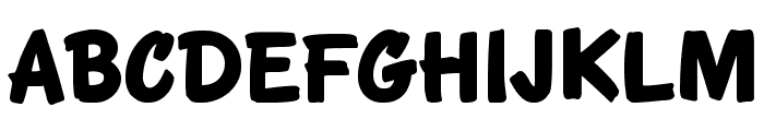 KTF-Roadbrush Font UPPERCASE