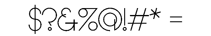 KTFCirk Regular Font OTHER CHARS