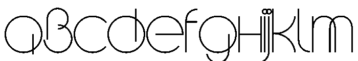 KTFCirk Regular Font UPPERCASE