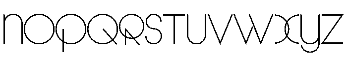 KTFCirk Regular Font LOWERCASE