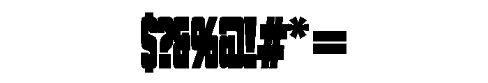 KTFCompact Black Font OTHER CHARS