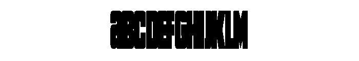 KTFCompact Black Font UPPERCASE
