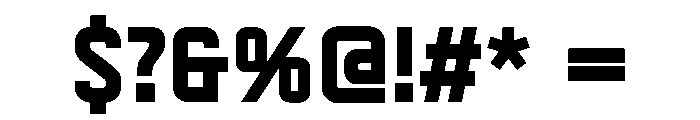 KTFJermilov Solid Font OTHER CHARS