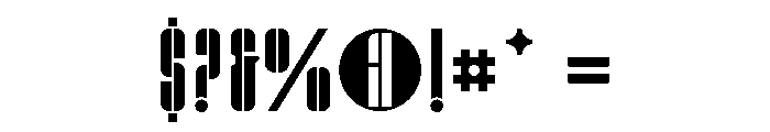 KTFMetro Botanical Font OTHER CHARS