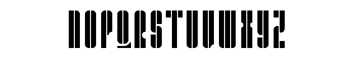 KTFMetro Botanical Font UPPERCASE