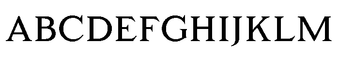 KTFMetro Roman Font UPPERCASE