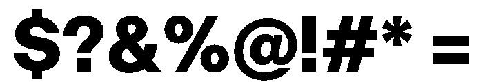 KTFPrima Black Font OTHER CHARS