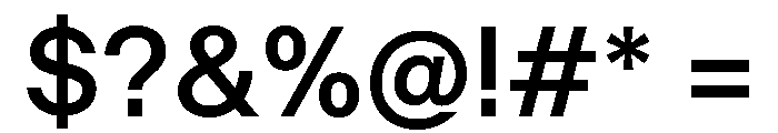 KTFPrima Medium Font OTHER CHARS