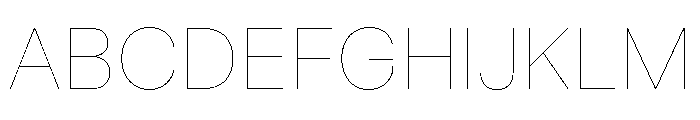 KTFPrima Thin Font UPPERCASE