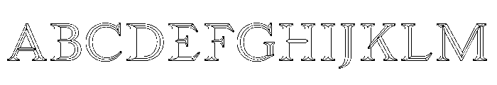KTFRoman Outline FONT