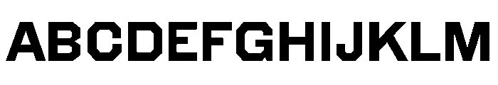 Kuhlman Variable Regular Font UPPERCASE