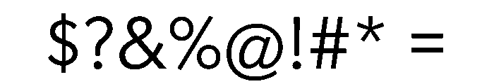 Kumbh Sans Variable Light Font OTHER CHARS