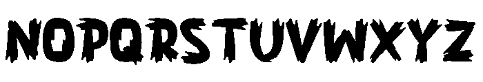 KUNGFU JANDA Regular Font LOWERCASE