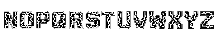 Kudzu Regular Font UPPERCASE