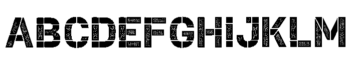 Kufi Regular Font UPPERCASE