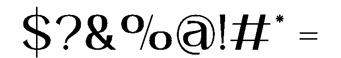 Kulture Regular Font OTHER CHARS