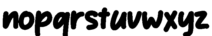 Kuma Font LOWERCASE