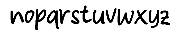 Kumiko-Regular Font LOWERCASE