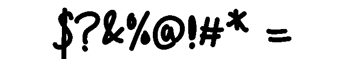 Kuncup Jelita Font OTHER CHARS
