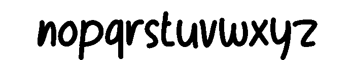 Kuncup Jelita Font LOWERCASE