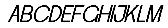 Kurcley Italic Font UPPERCASE