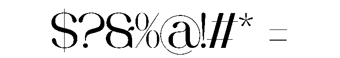 Kuriyos Font OTHER CHARS