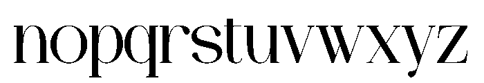 Kuriyos Font LOWERCASE