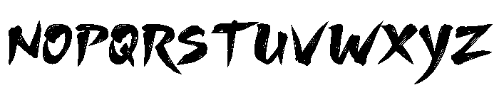 Kuro Spirit Font UPPERCASE