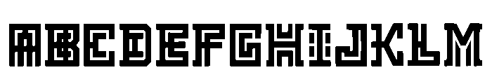 Kurr Regular Font UPPERCASE