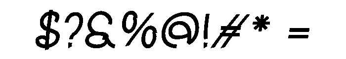 Kusrov Font OTHER CHARS