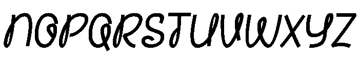 Kusrov Font UPPERCASE
