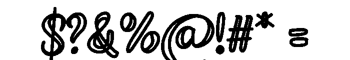 Kuwe Donut Font OTHER CHARS