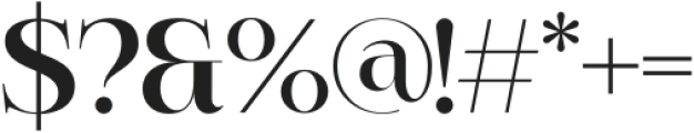 Kuano Regular otf (400) Font OTHER CHARS