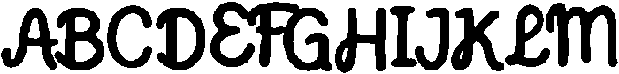 Kubavo ttf (400) Font UPPERCASE