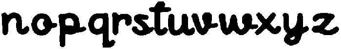 Kubavo ttf (400) Font LOWERCASE