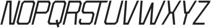 Kubicore Italic otf (400) Font UPPERCASE