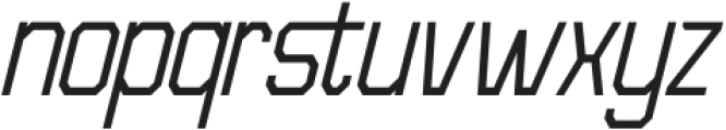 Kubicore Italic otf (400) Font LOWERCASE