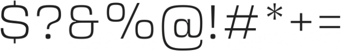 Kubo Sans ExtraLight otf (200) Font OTHER CHARS