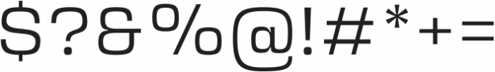 Kubo Sans Light otf (300) Font OTHER CHARS