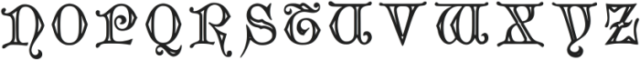 Kuchii Society Letter Regular otf (400) Font UPPERCASE