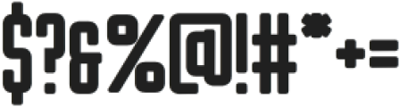 Kudu Bakoh Bold otf (700) Font OTHER CHARS