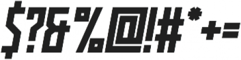 Kufica Bold Italic otf (700) Font OTHER CHARS