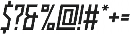 Kufica Regular Italic otf (400) Font OTHER CHARS