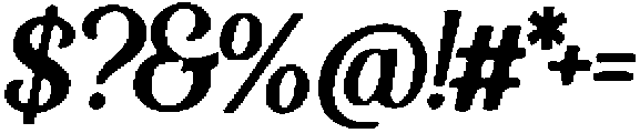 Kujo ttf (400) Font OTHER CHARS