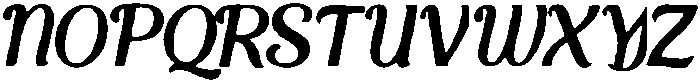 Kujo ttf (400) Font UPPERCASE
